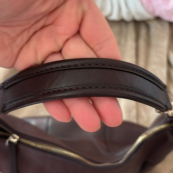 Kate Spade Vintage dark brown leather shoulder bag. Excellent condition. - Picture 7 of 8